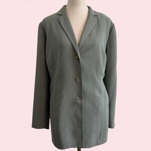 Vintage‎ Casual Corner Annex Sage Green Blazer Size 14